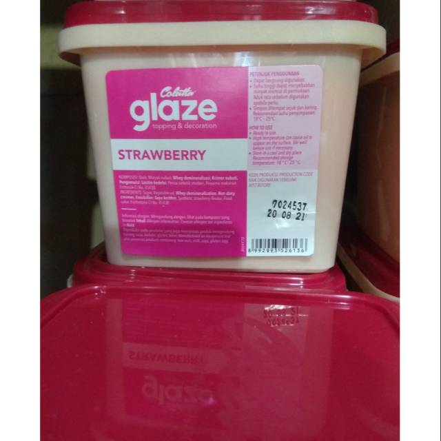 

Glaze strawberry 1kg