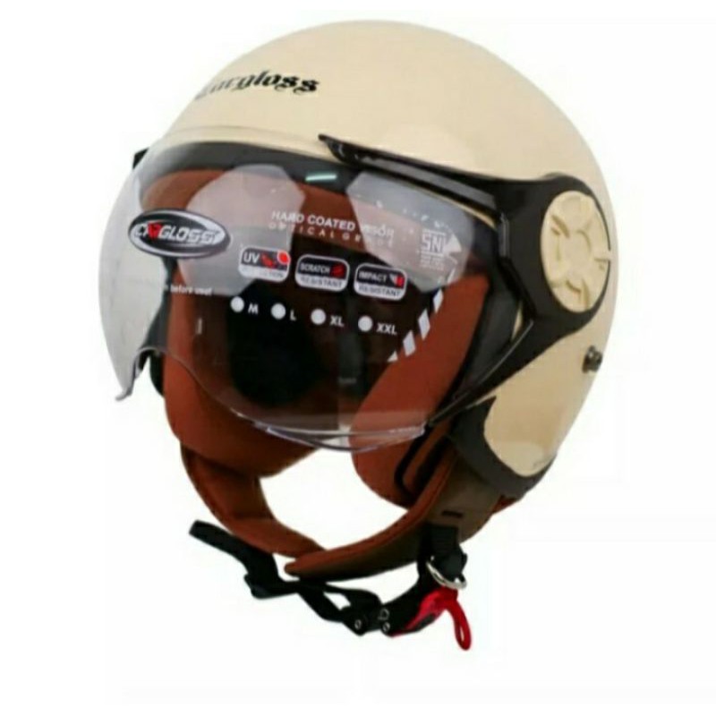 HELM CARGLOSS YR HIJAB CREAM