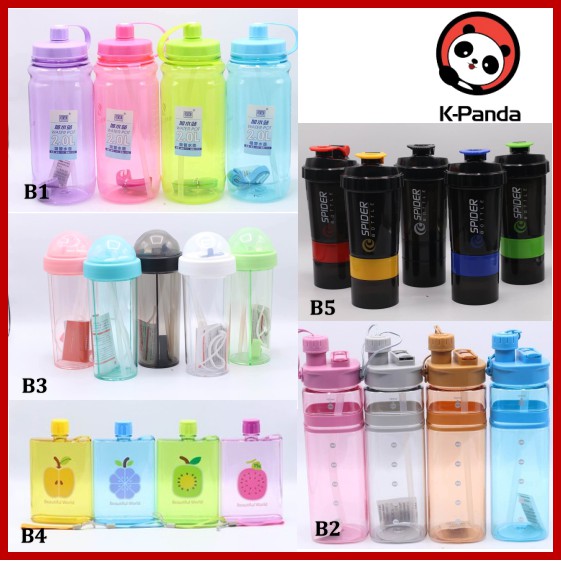 Gelas Minum Botol Minum Warna Motif Sport Olahraga Anak anak Boneka Gambar Lucu Unik