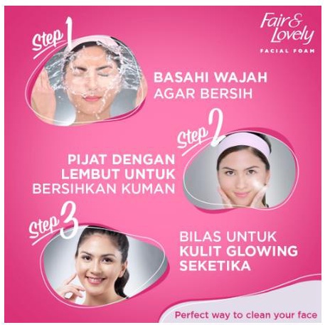 * KYRA * Fair And Lovely Brightening Facial Foam dan Krim Pencerah Harian dan Multivitamin - Kemasan Sachet