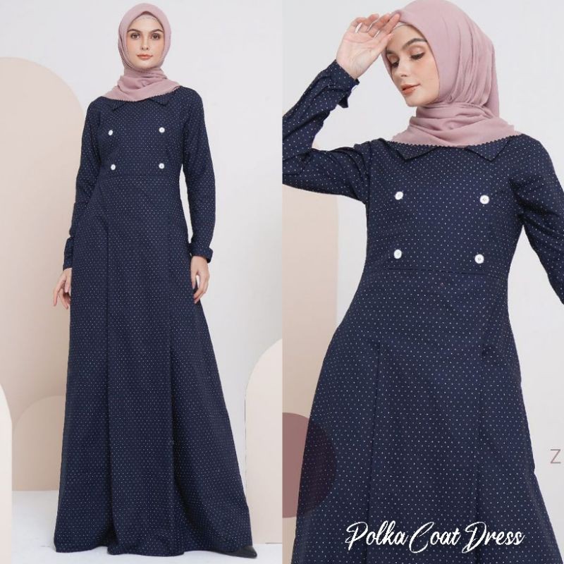 Polka Coat Dress HLZB/Zerinabanu & Slim Dress HLZB/Zerinabanu