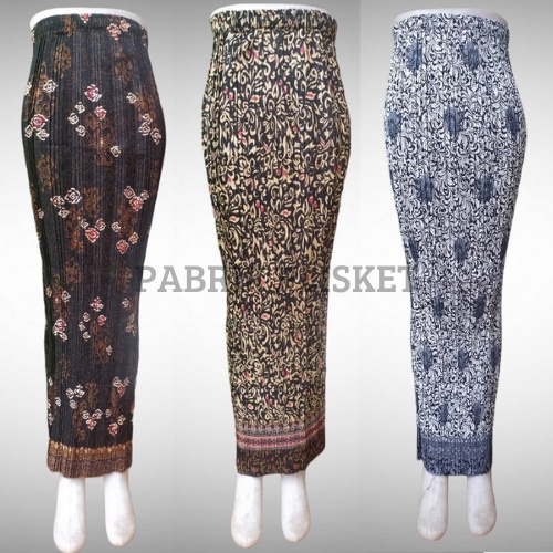 AR6 Rok Plisket/Rok Plisket Batik Jumbo/Rok Kebaya Batik/Rok Batik Panjang/Rok PlisketRok Plisket