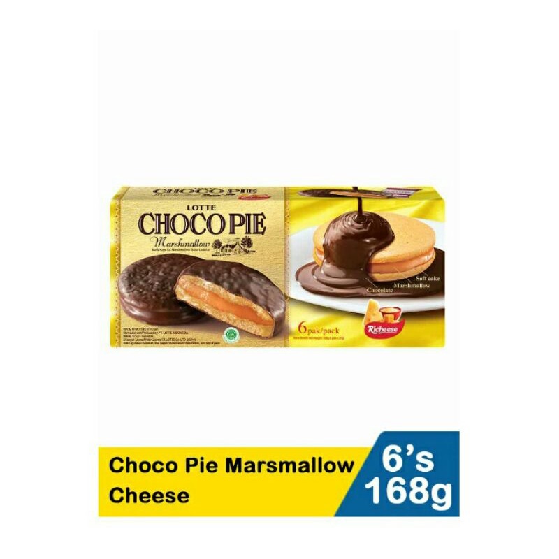 Lotte Choco Pie Marsmallow 6'S Cheese168G