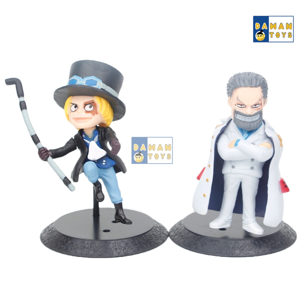 Figure One Piece Luffy Sabo Gol. D Roger Garp Silver Rayleigh/ One Piece Action Figure Set /Figure Murah