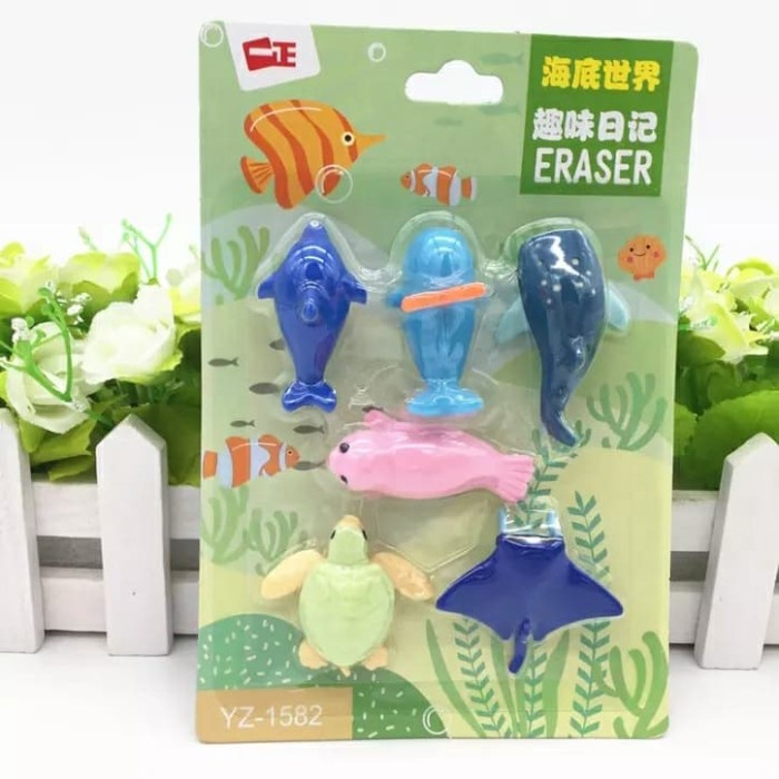 

Update Penghapus/Eraser Fancy Hewan Laut Gilaa!!!