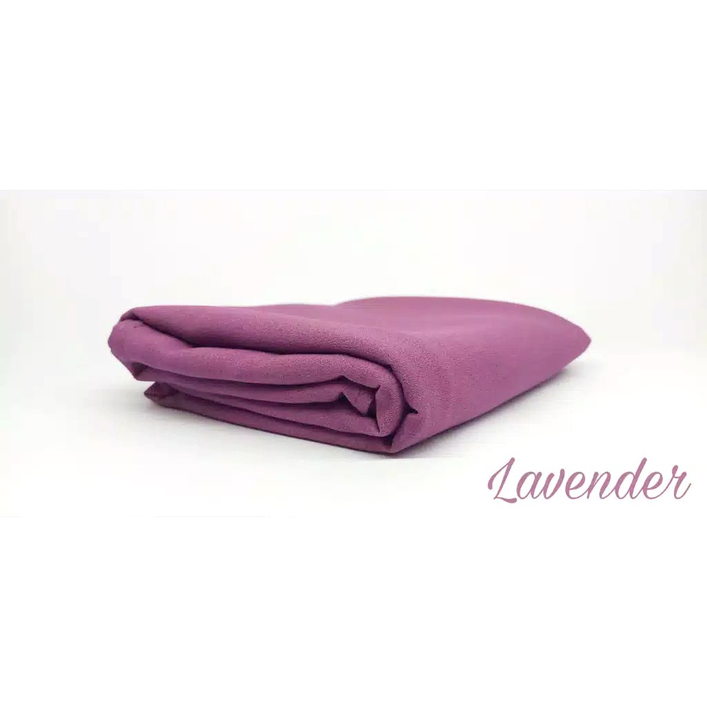 Hijab Bergo maryam Pet Diamond Stretch Nyaman-Lavender
