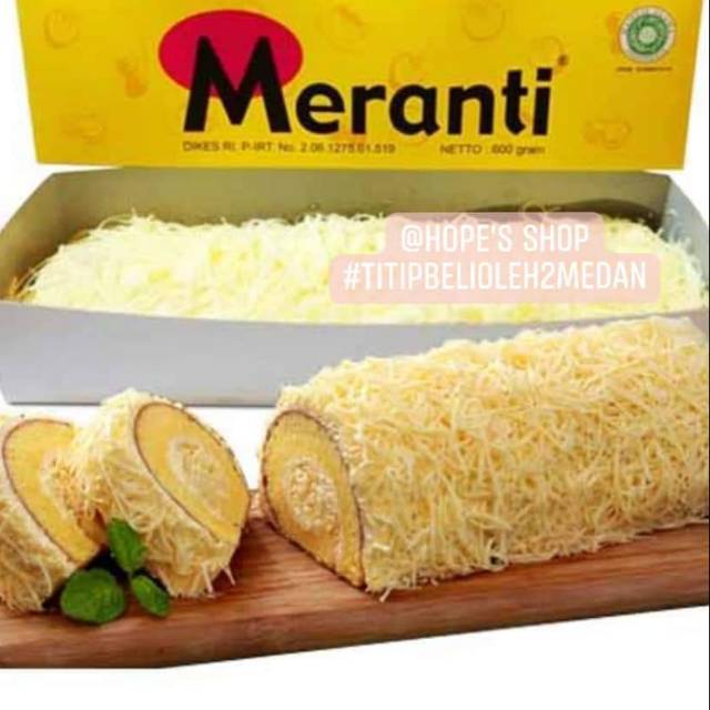 

Bolu Meranti Keju Toping Keju