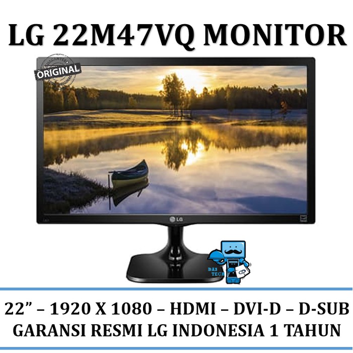 Monitor LED LG 22 Inch 22M47VQ LCD Monitor