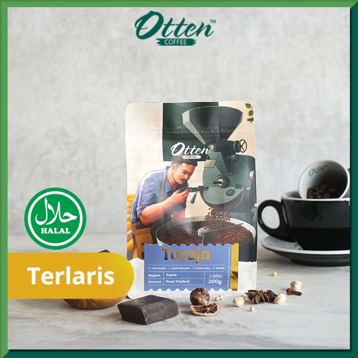 

Otten Coffee Toraja Sapan 200g Kopi Arabica - Biji Kopi