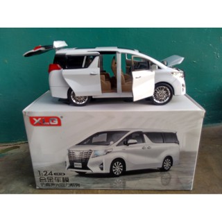 Diecast Alphard  putih  miniatur mobil  keluarga lokal harga  