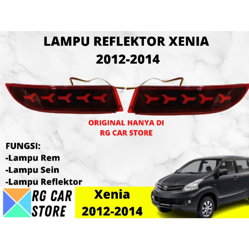 LAMPU REFLEKTOR AVANZA 2012-2014 TRIANGLE SEQUENTIAL DIJAMIN PNP BERKUALITAS