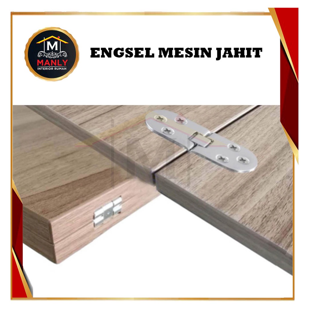 Engsel Meja Lipat/ Mesin Jahit Silver dan Gold / Engsel Jahit  (1 PCS)