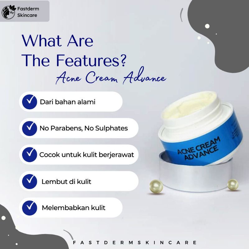 Fast Derm Acne Cream Advance