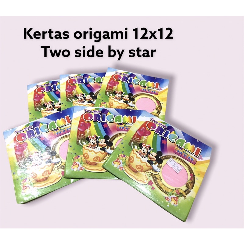 

KERTAS ORIGAMI LIPAT WARNA POLOS 12x12 isi 25 By STAR