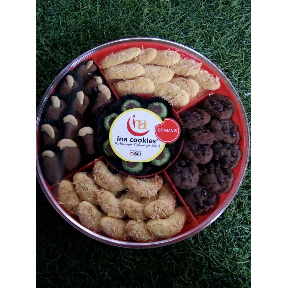 

Hot Produk Candy Tray Ina Cookies (Isi 5 jenis kue)