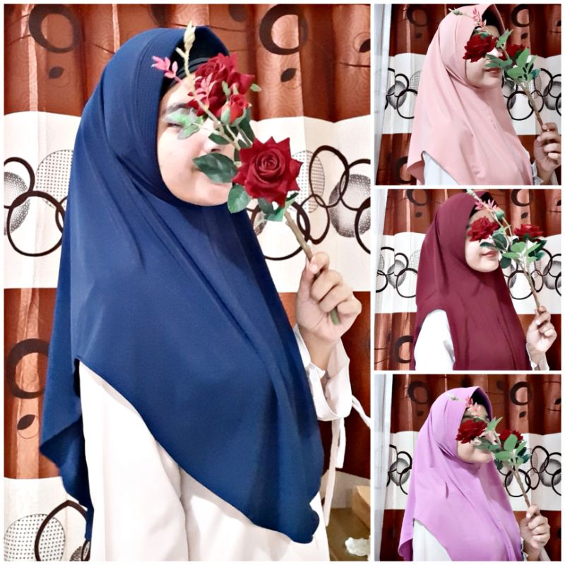 [BARU RESTOCK] khimar pet / bergo pet / pet antem / bergo jersey / bergo size standar