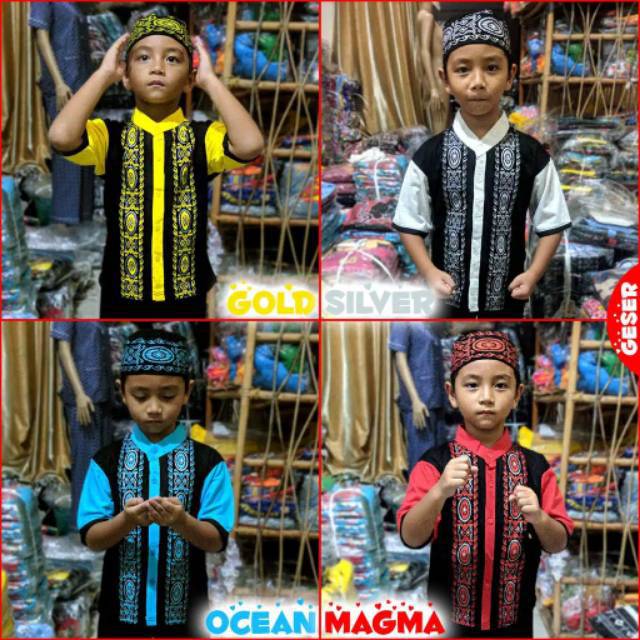 [0-12 bulan] GRATIS SORBAN !! PAKAIAN MUSLIM BAJU KOKO AQIQAH BAYI LAKI-LAKI ROMPER BAYI LAKI LAKI JUMPER KOKO FREE SORBAN SHORBAN 0 6 12 BULAN