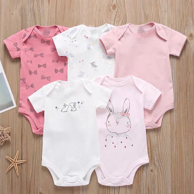 [ISI 5] 3-24 bln PAKAIAN BAYI [Kualitas Impor] BAJU ANAK JUMPER PIYAMA ROMPER UNISEX C