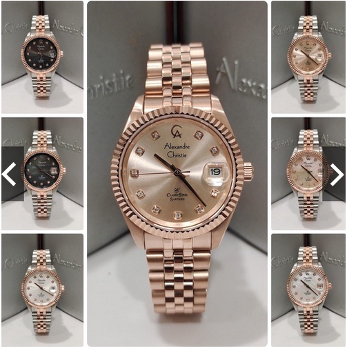Jam Tangan Alexandre Christie AC 5013 Jam Tangan Couple Pria Wanita Original Garansi 1 Tahun Resmi
