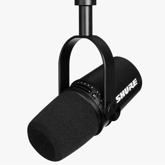 Mic Dynamic Podcast Shure MV7 Black