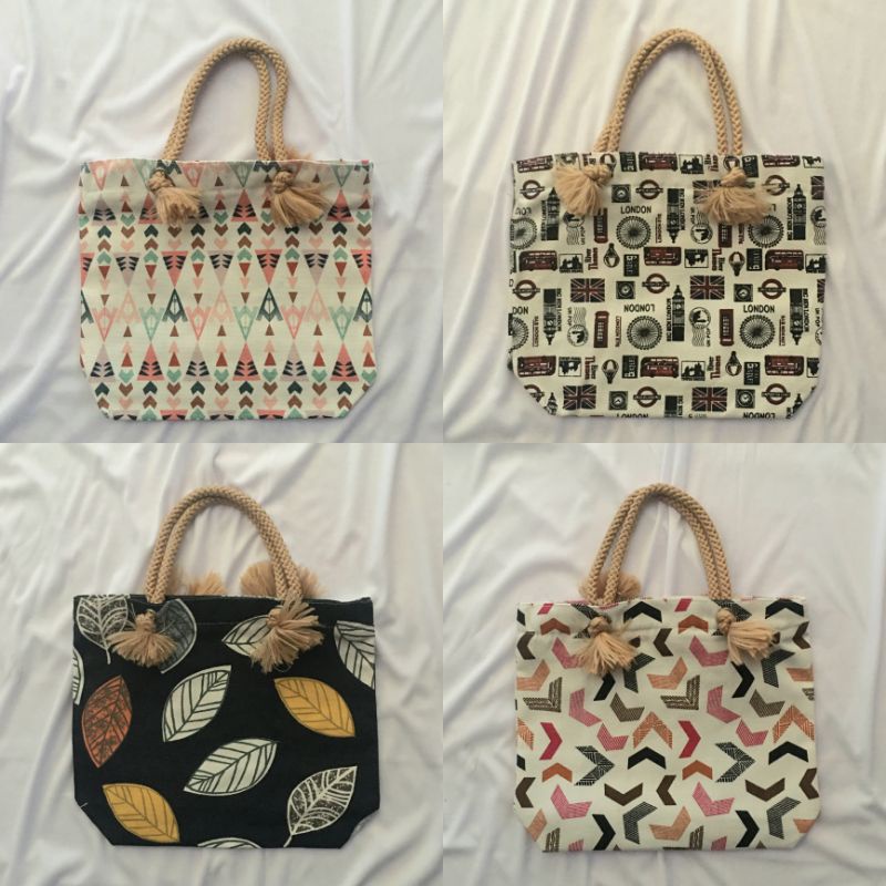 Mini Bag Aryanti Tas Mukena Kanvas Motif