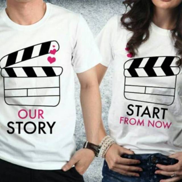 Kaos couple pasangan murah