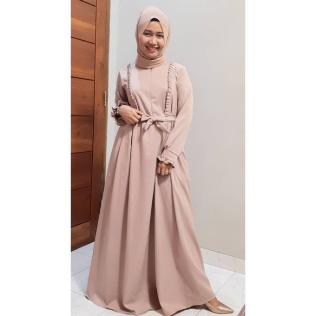 Gamis Tali Ikat Pinggang