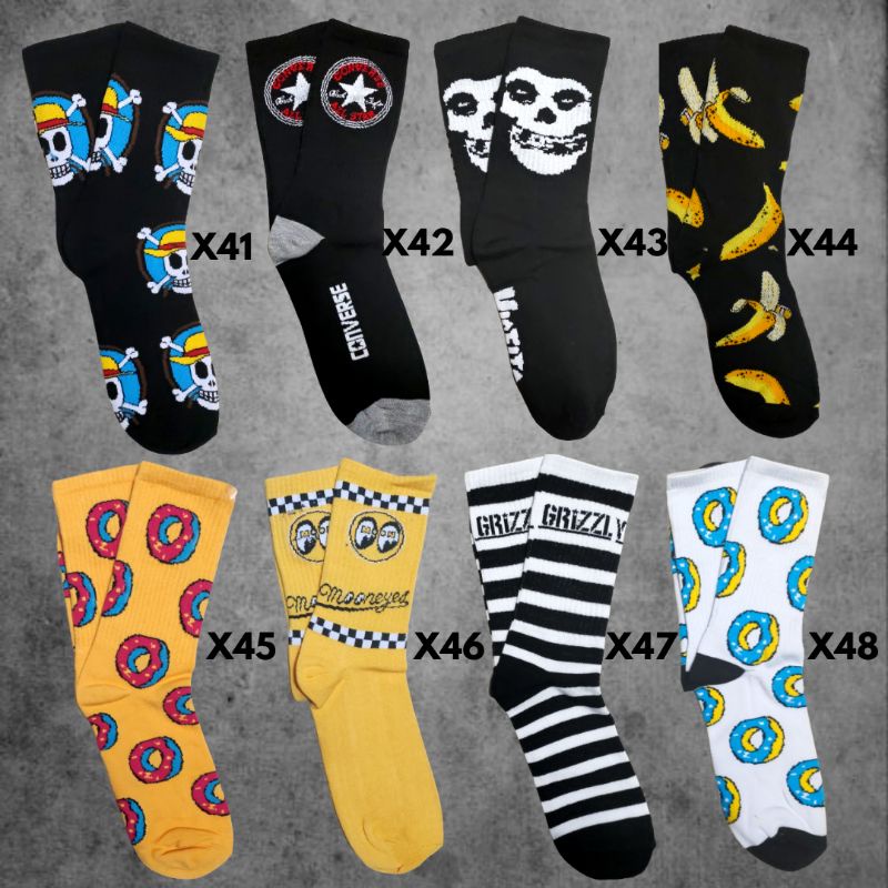 Kaos Kaki Skate Oldschool (BEBAS PILIH MOTIF) Mohaki Official Shop-6