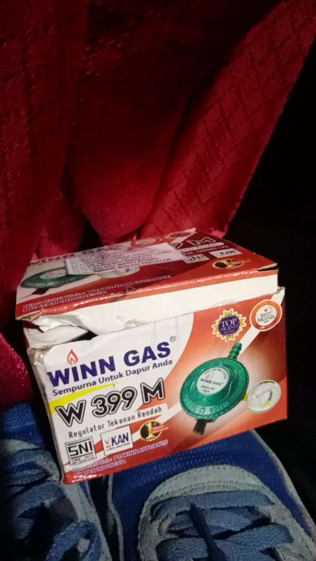 Regulator Gas Winn Gas W-399m Meter / Regulator Gas Kompor Gas Elpiji Lpg