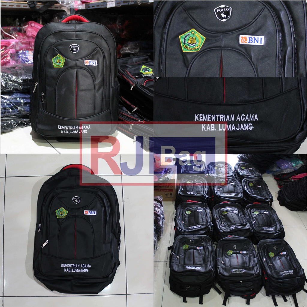 Ransel Custom Termurah Jual Tas Grosir Sablon Bordir Kementrian Agama Lumajang Tas Polo Grosir Hitam Ransel Kerja Gendong Punggung