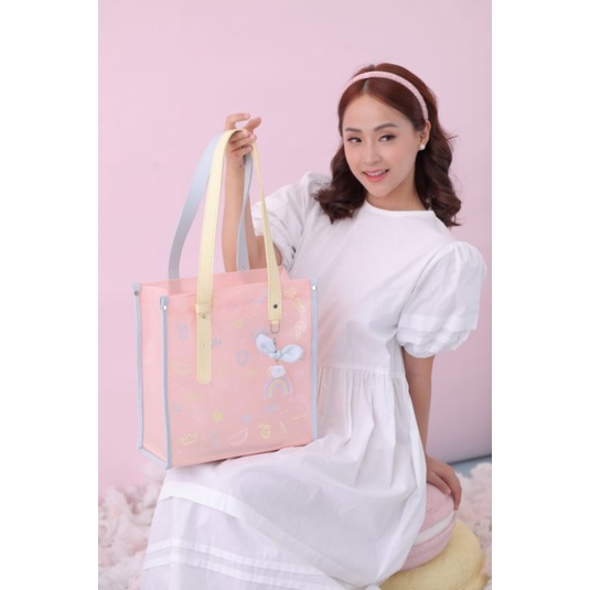 Fairynn cotton candy tote pouch set or satuan (pilih varian)