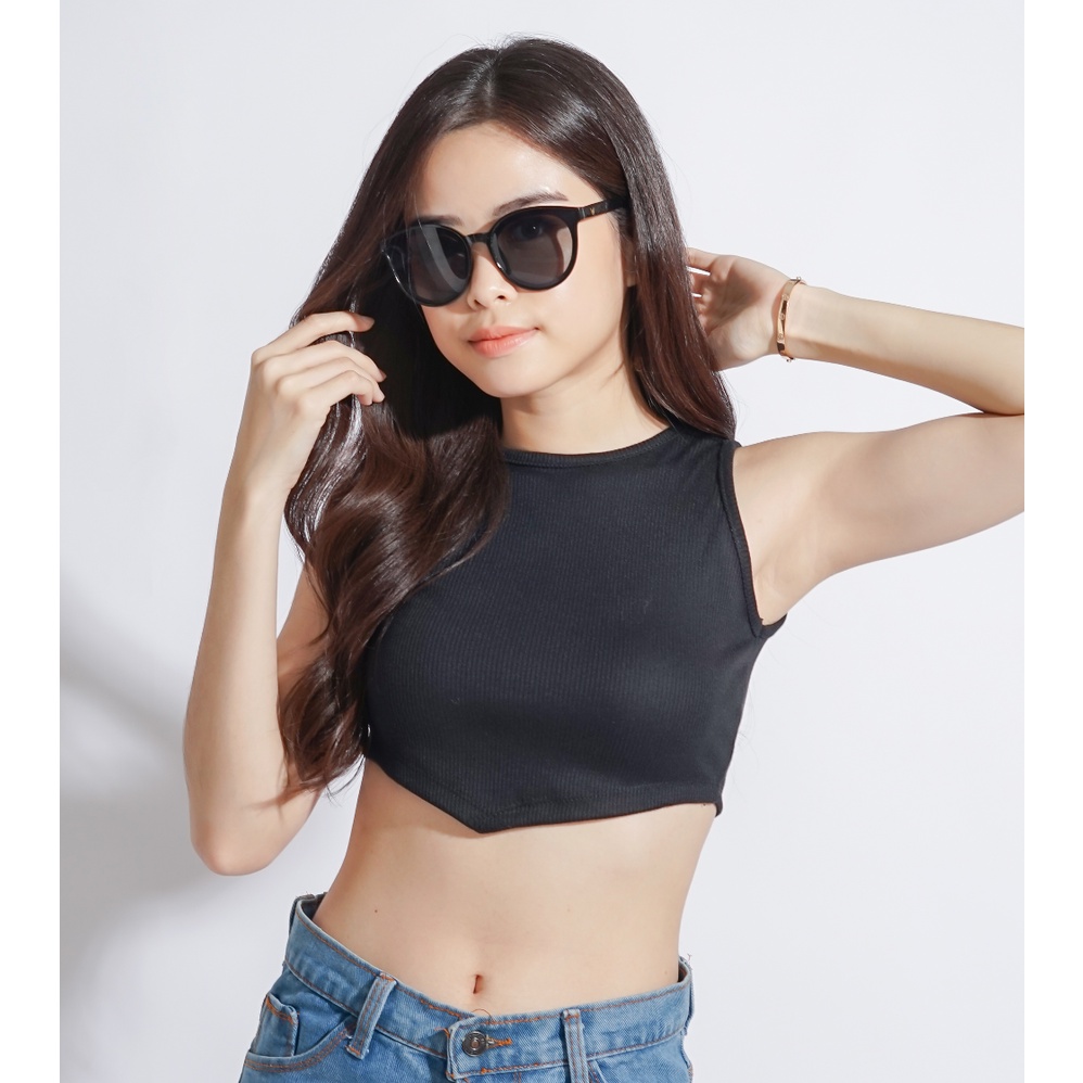 MODAVIE - ERIKA TANKTOP Korean Tanktop Crop Top Baju Atasan Wanita