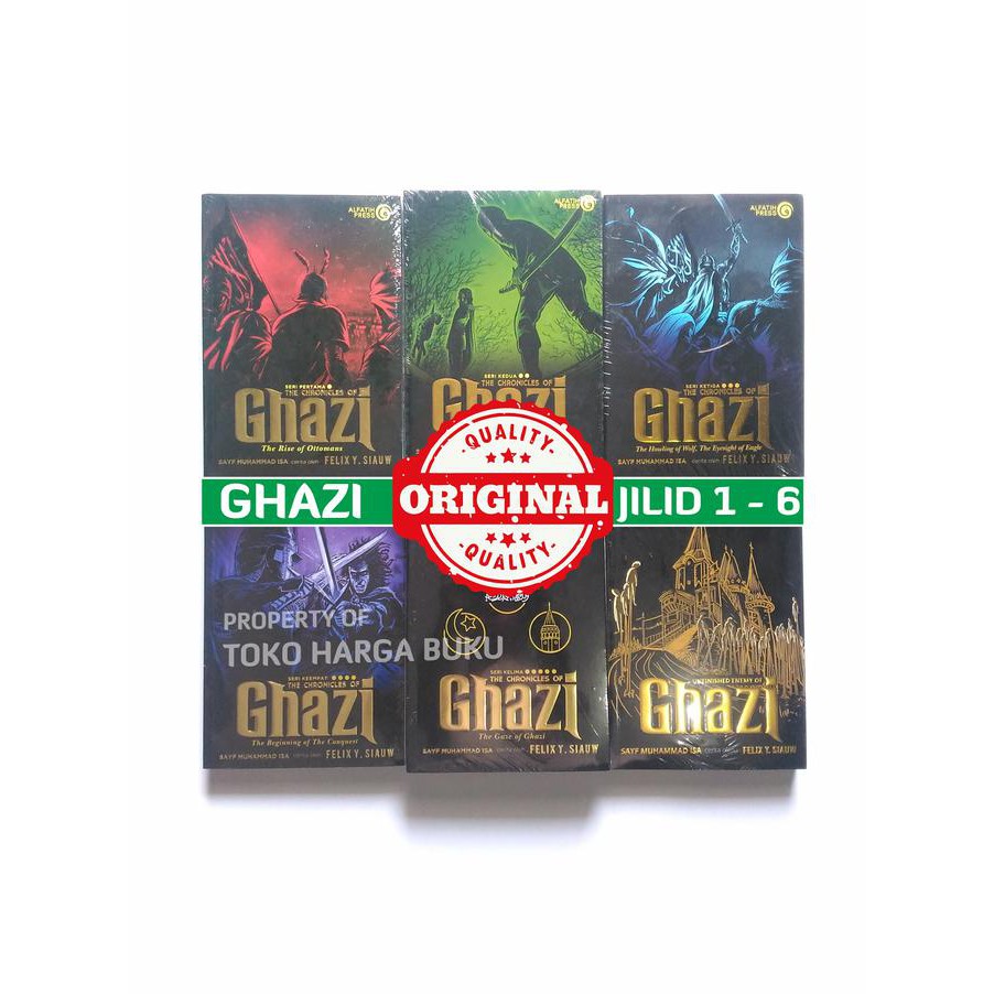 ORIGINAL - Paket The Chronicles Of Ghazi Seri 1 - 6 - Felix Siauw