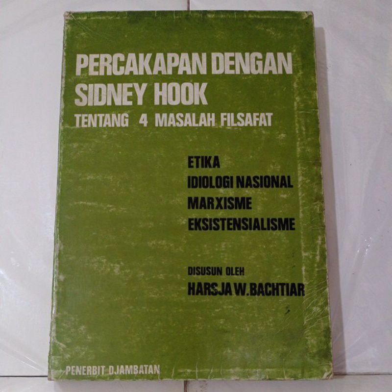 percakapan dengan Sidney Hook tentang 4 masalah filsafat buku ORIGINAL