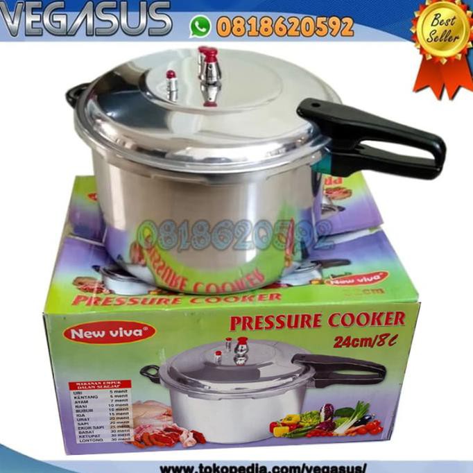 Original Presto 8 Liter Merk Trisonic (Panci Pressure Cooker) - Terbaik 
