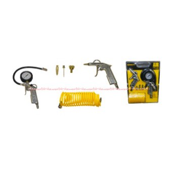 Krisbow Air Tools Kit Isi 6pcs Alat Pompa Angin Ban Untuk Cat Mobil Kris Airtools Model Semprot Spray