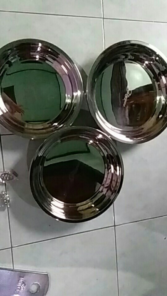 Calypso Kitchen Plate Stainless Piring Makan 1 Set 24 26 28cm / Piring Dapur Kualitas Stainless 304