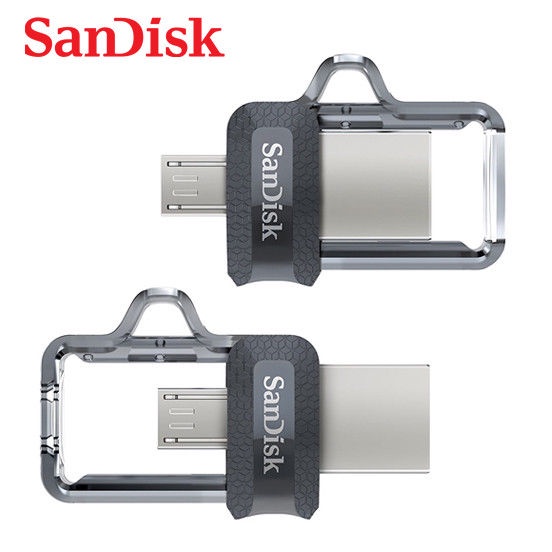 Flashdisk Micro Dual Drive SDDD3 M3.0 16GB Sandisk Original Resmi