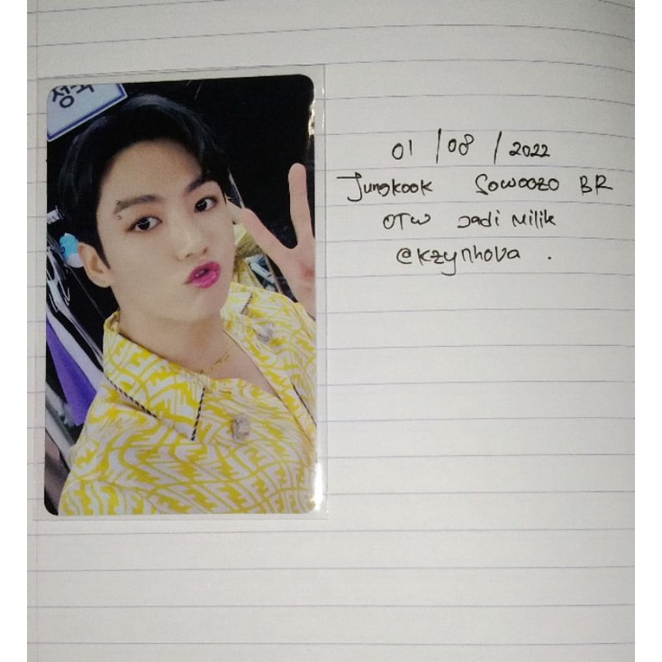 RPC Jungkook Sowoozoo Bluray ( Booked Ka Eva )