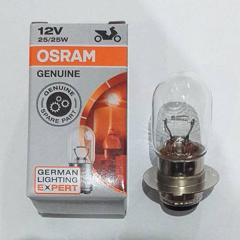 BOHLAM LAMPU DEPAN OSRAM 12V 25/25W