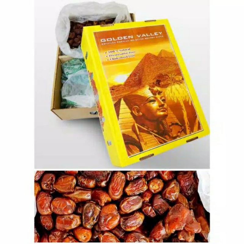 

Kurma Mesir Golden Valley Premium 250 gram Bandung