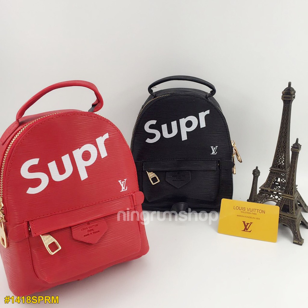 LV Supreme Mini Backpack | Shopee Indonesia