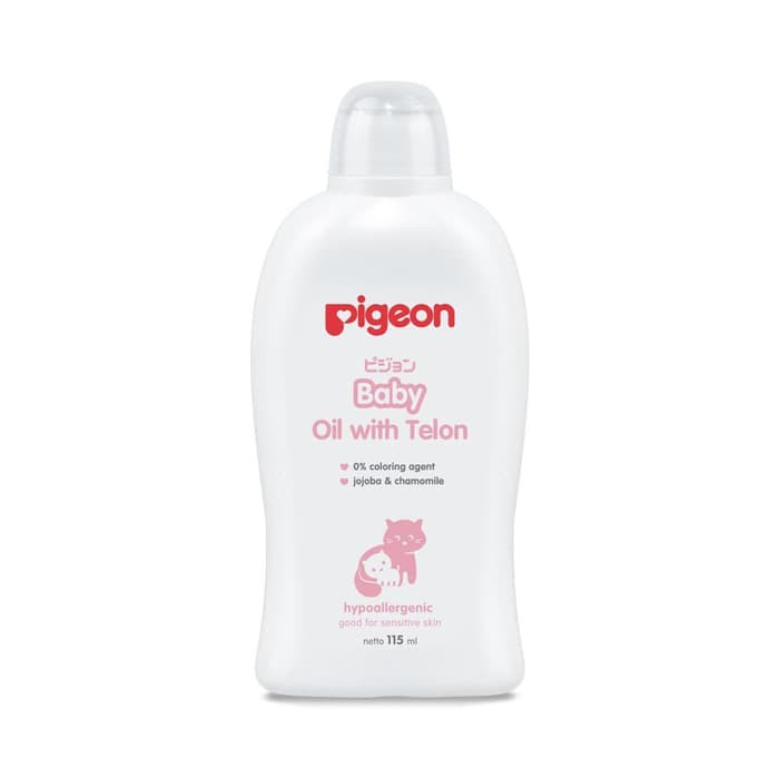 Pigeon Baby Oil 115ml with Telon Hypoallergenic