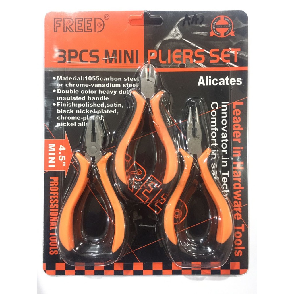 FREED PAKET 3 set Tang mini 4.5 inch POTONG KOMBINASI LANCIP