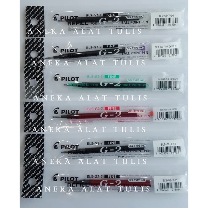 

Berkualitas Pilot Pen G-2 Refill / Isi Ulang Pilot G-2 Pulpen Gel Sale!!!