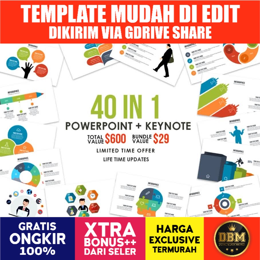 The Super Bundle - 40 Presentations - Power Point Template