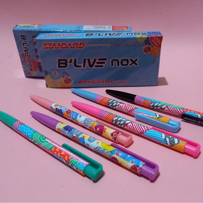 Bolpen / PulpenStandard B'live Nox 0.5 Hitam Ecer