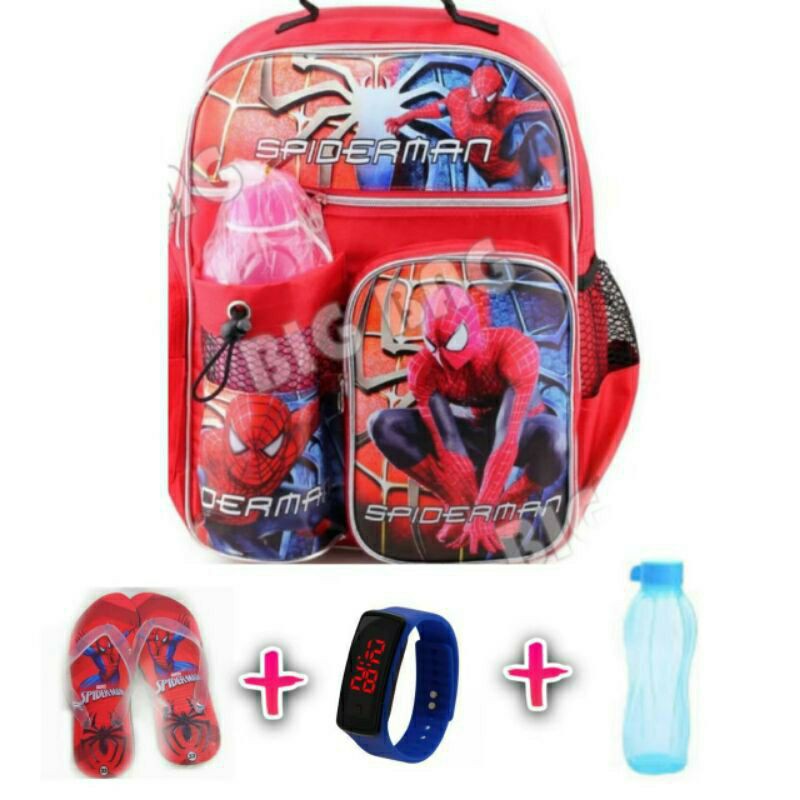 tas rangsel sekolah anak sd dan tk tas ultraman spiderman tobot