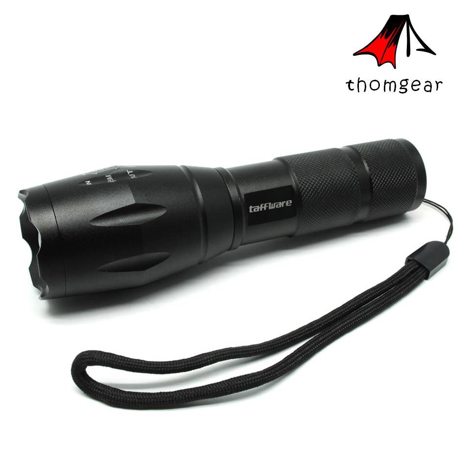 Thomgear Senter Led Murah Super Terang Cree Xm-L T6 2000 Lumens - E17