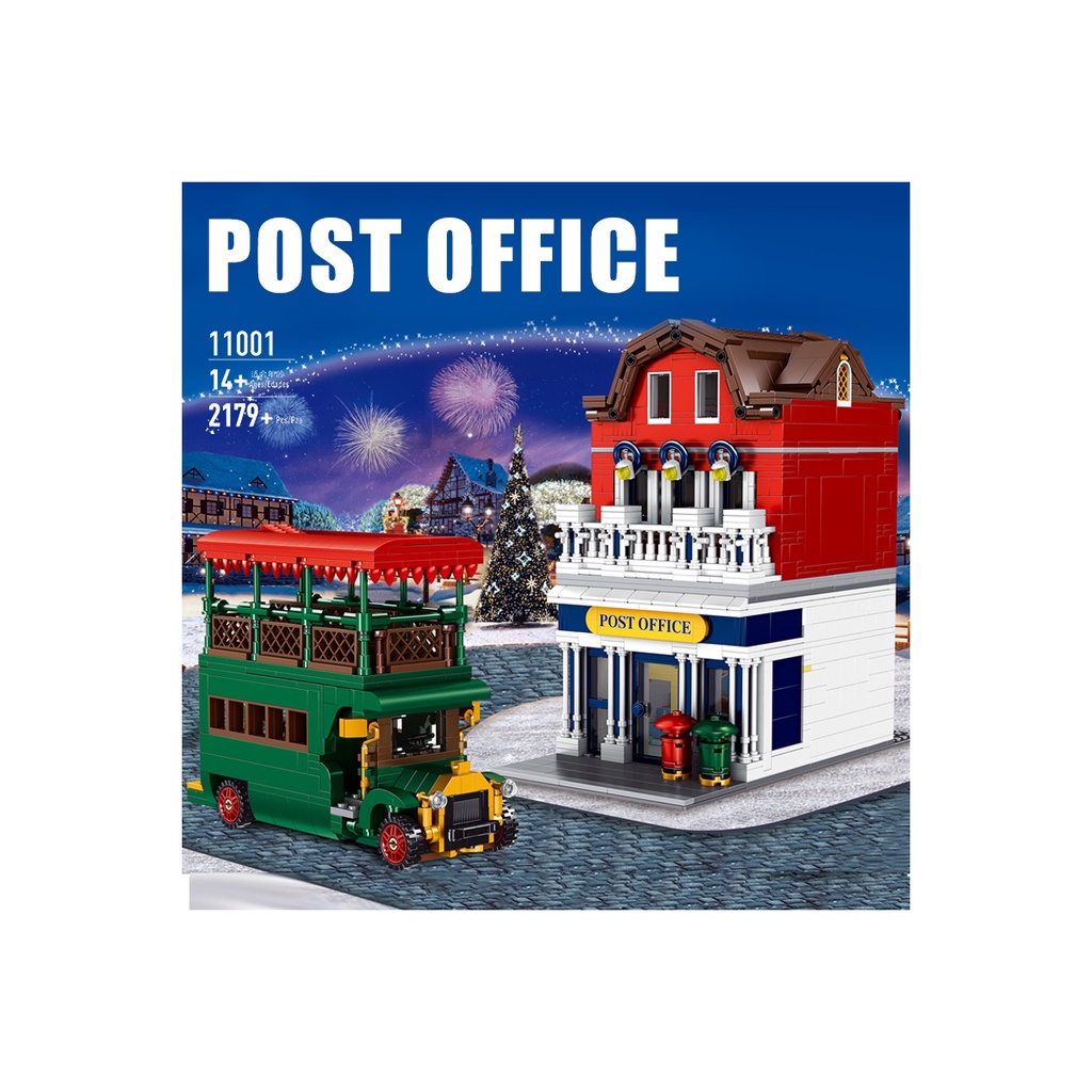 MOULD KING 11001 POST OFFICE BRICKS BRICK BLOCKS BLOCK